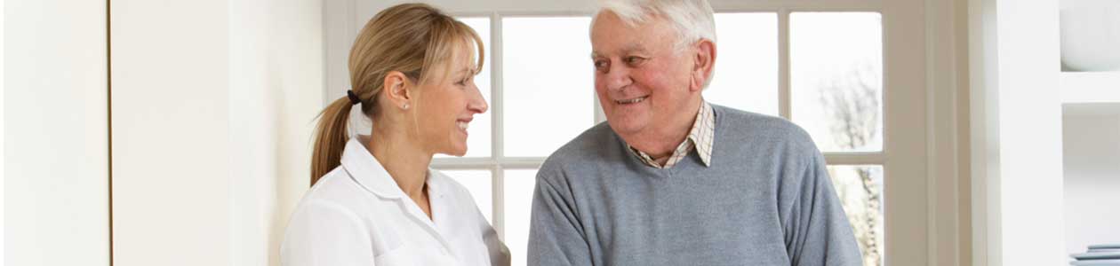 Home health nurse and patient in Columbus, Akron, Cincinnati OH